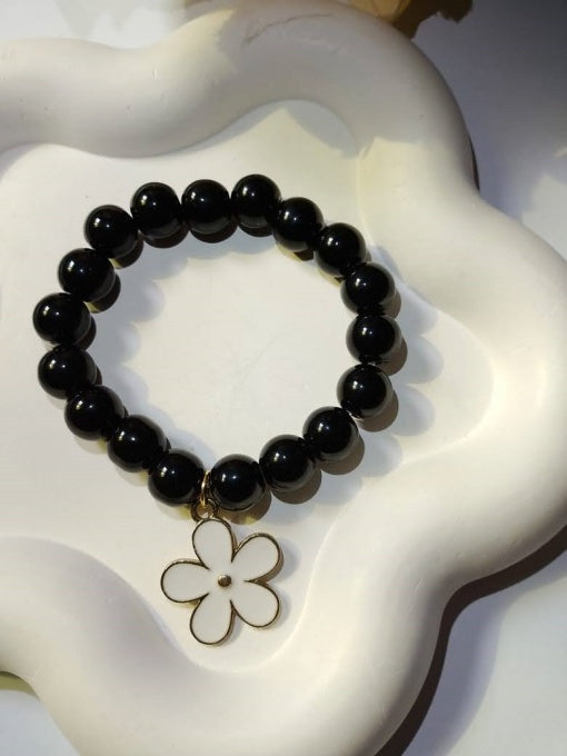 Beaded Charm Bracelet Set – Pack of 5