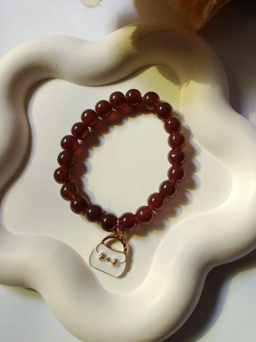 Beaded Charm Bracelet Set – Pack of 5