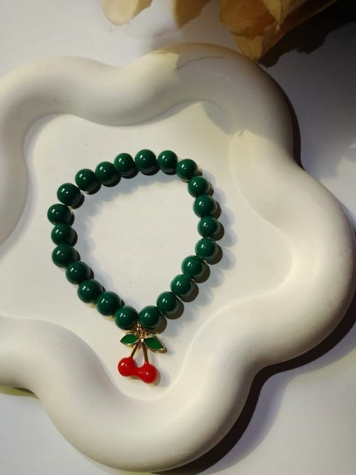 Beaded Charm Bracelet Set – Pack of 5