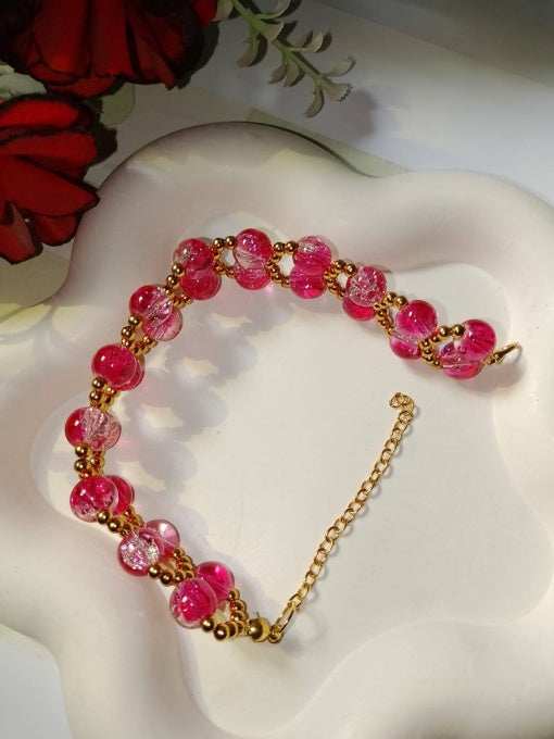 Vibrant Handmade Beaded Bracelets, Pack of 3