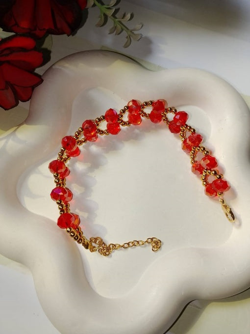 Vibrant Handmade Beaded Bracelets, Pack of 3