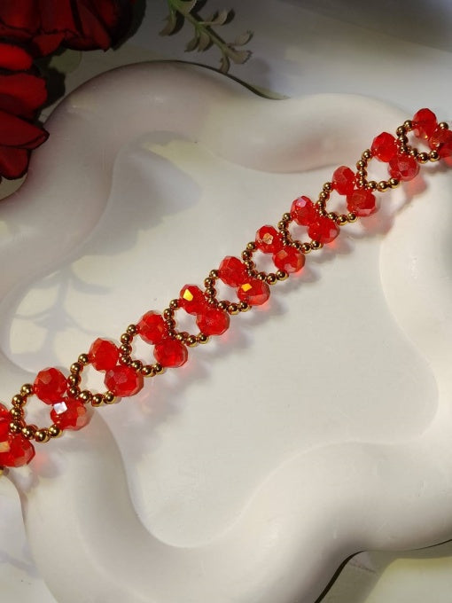 Vibrant Handmade Beaded Bracelets, Pack of 3