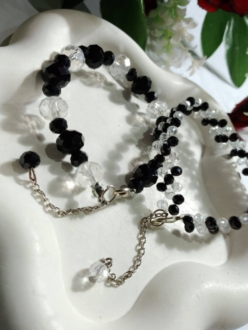 Classic black & white bracelet , Elegant vibes, pack of 2