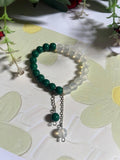 "Simple, chic, and patriotic – handmade Azadi bracelet."